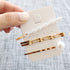 3Pcs/set Pearl Metal Gold Color Hair Clip Bobby Pin Barrette Hairband